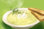 Zucchinicreme-Suppe - Zutaten fr 4 Portionen